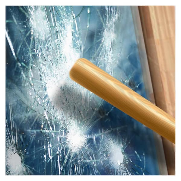 BuyDecorativeFilm 30 in. x 100 ft. S4MB50 Security and Sun Control 4 Mil Black 50 (Light) Window Film