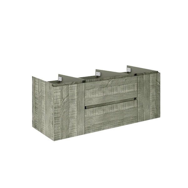 Fresca Formosa 47 in. Wall Mount Floating Single Bath Vanity Cabinet without Top in Sage Gray