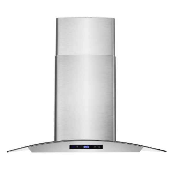 Cosmo 30 in. Vista Collection 380 CFM Ducted Wall Mount Range Hood