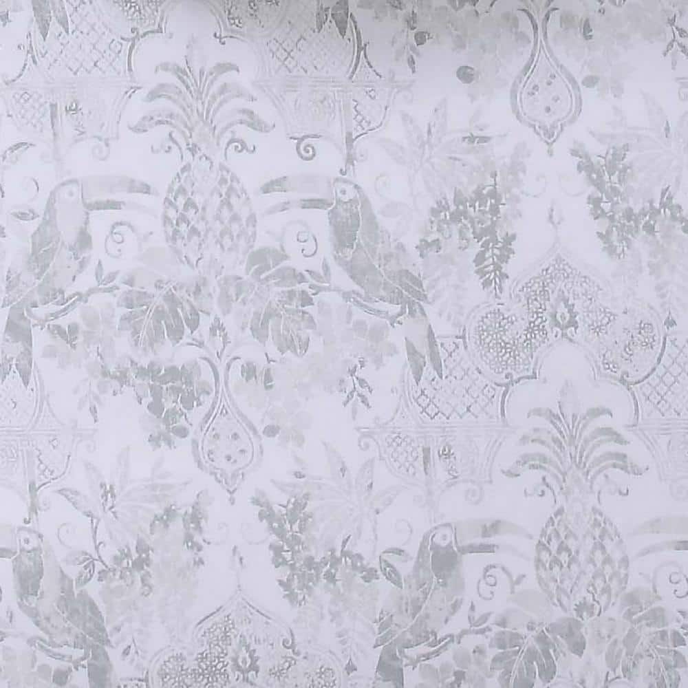 Gray Twin Cotton Comforter Set with Embroidered Shams