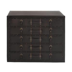 Black Wood Traditional Chest