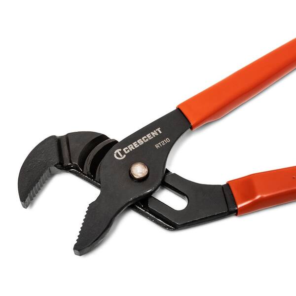Crescent 10 in. Straight Jaw Black Oxide Tongue and Groove Pliers 