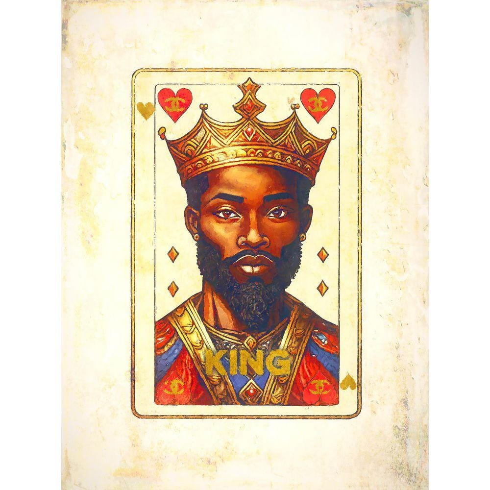 VENICE BEACH Collections Chanel King of Hearts Playing Card by
