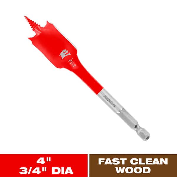 3/4 in. x 4 in. SPEEDemon Spade Bit