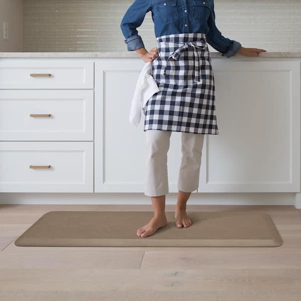 Newlife by GelPro Designer Comfort Kitchen Mat - Grasscloth Pecan - 20X48