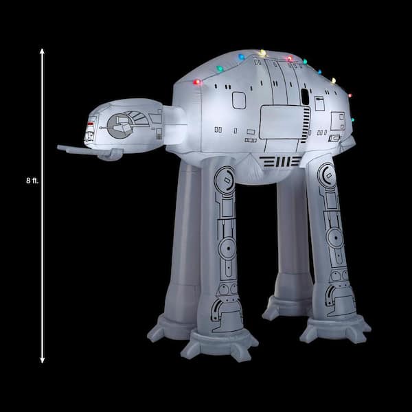 NEW Giant 8.5 Ft Tall Inflatable Star Wars AT-AT deals Reindeer w/ Christmas Lights