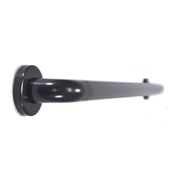 WingIts Premium 36 in. x 1.5 in. Polyester Painted Stainless Steel Grab Bar in Oil Rubbed Bronze (39 in. Overall Length)