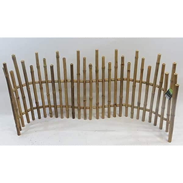 MGP 5 ft. L x 2 ft. H Bamboo Picket Fence Rolled Fence