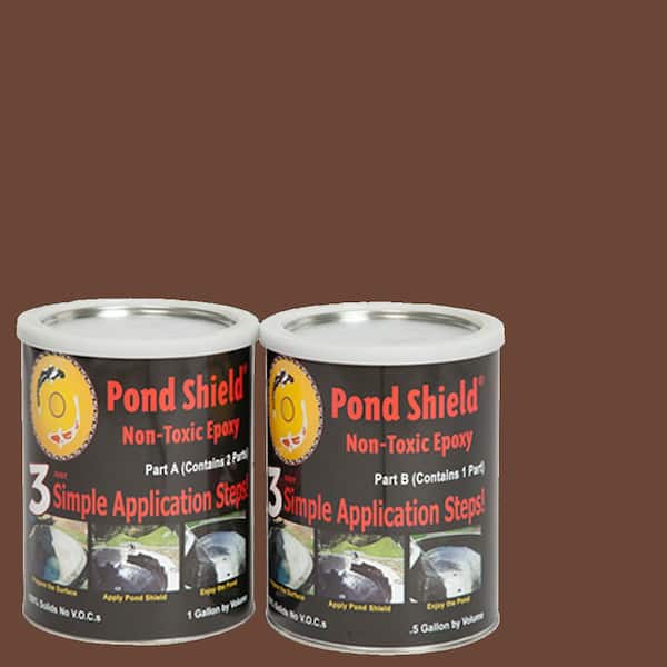 Pond Armor Pond Shield 1.5 gal. Chocolate Brown Non Toxic Epoxy