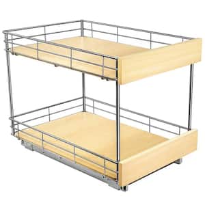 421121 Single Tier - Slide Out Wood Cabinet Organizer 11 Wide x