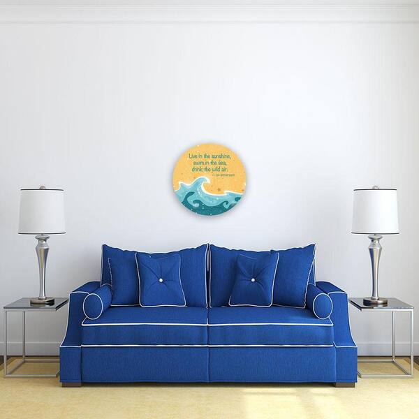 Unbranded Live Swim Drink Steel Motivational Wall Art