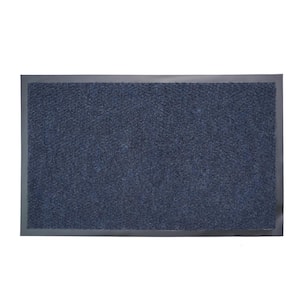 Envelor Blue 48 in. x 72 in. Chevron Floor Mat Indoor/Outdoor Door Mat, Chevron - Blue