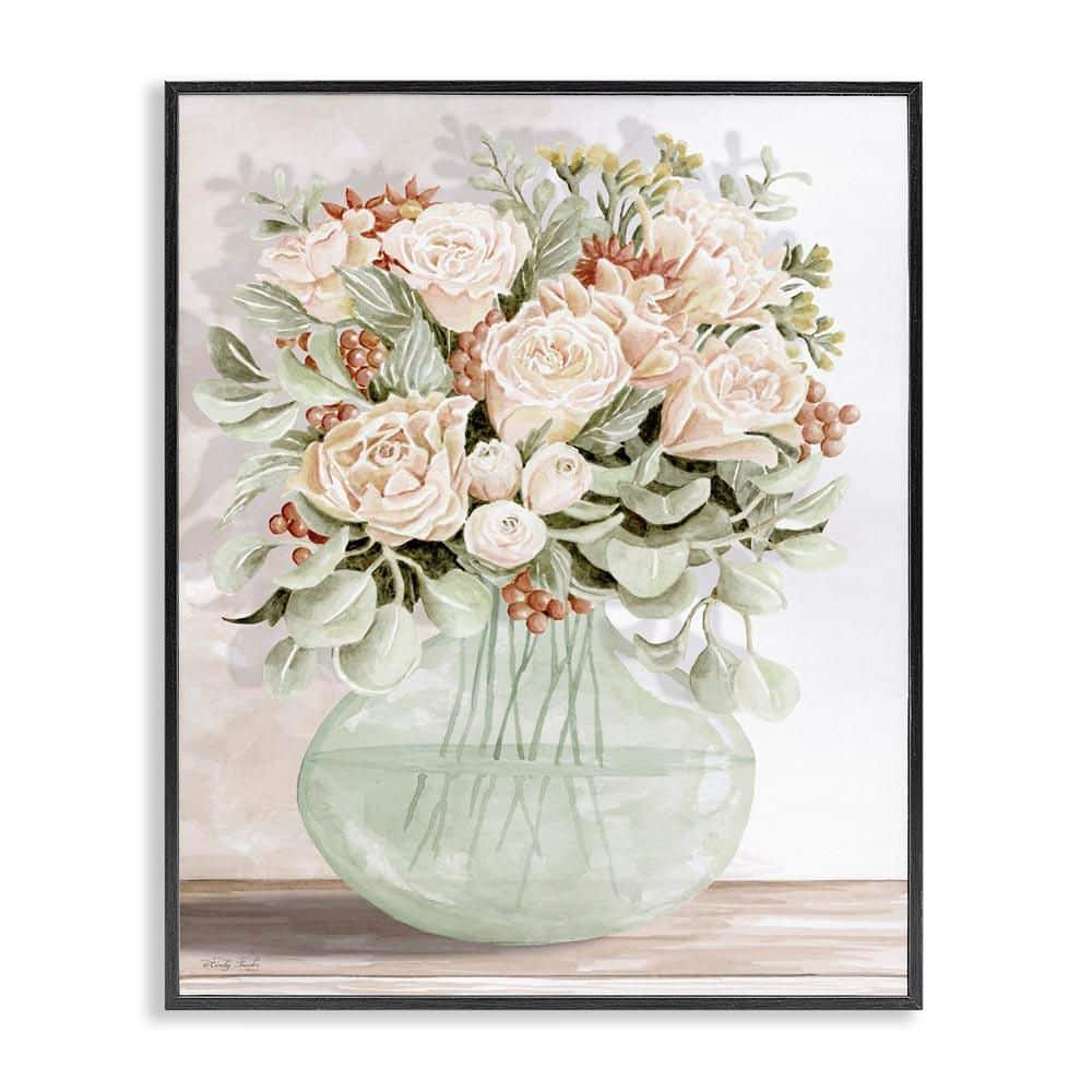 Stupell Industries Tulip Bouquet in Parisian Vase Floral Arrangement by