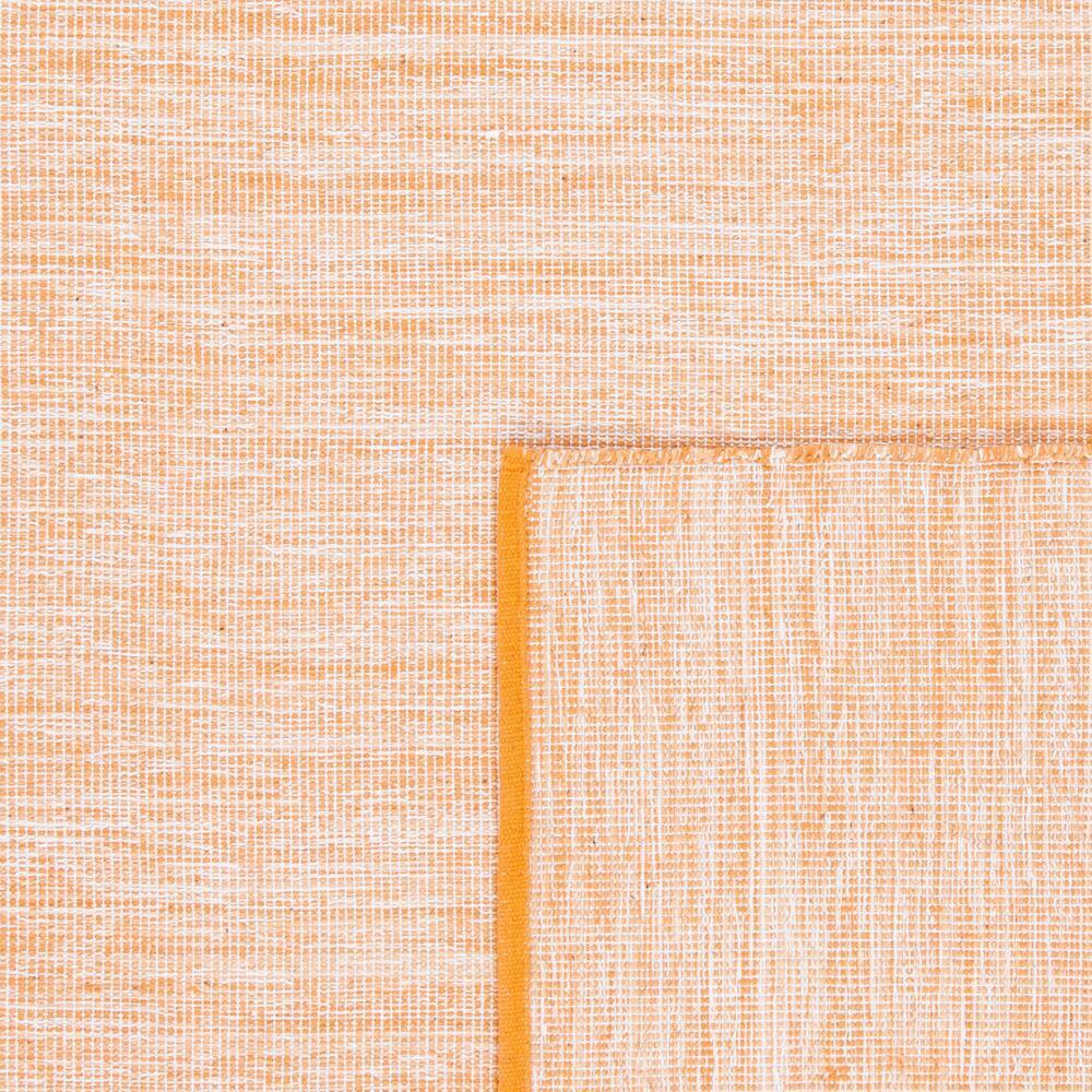 Montauk 6' x 9' Orange Handwoven Cotton Area Rug