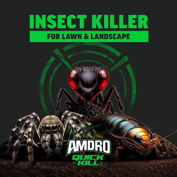 Quick Kill 32 oz. Outdoor Liquid Multi Insect Killer Concentrate for Lawns with 3-Month Control