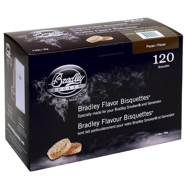 Bradley Smoker Pecan Flavor Bisquettes (120-Pack)