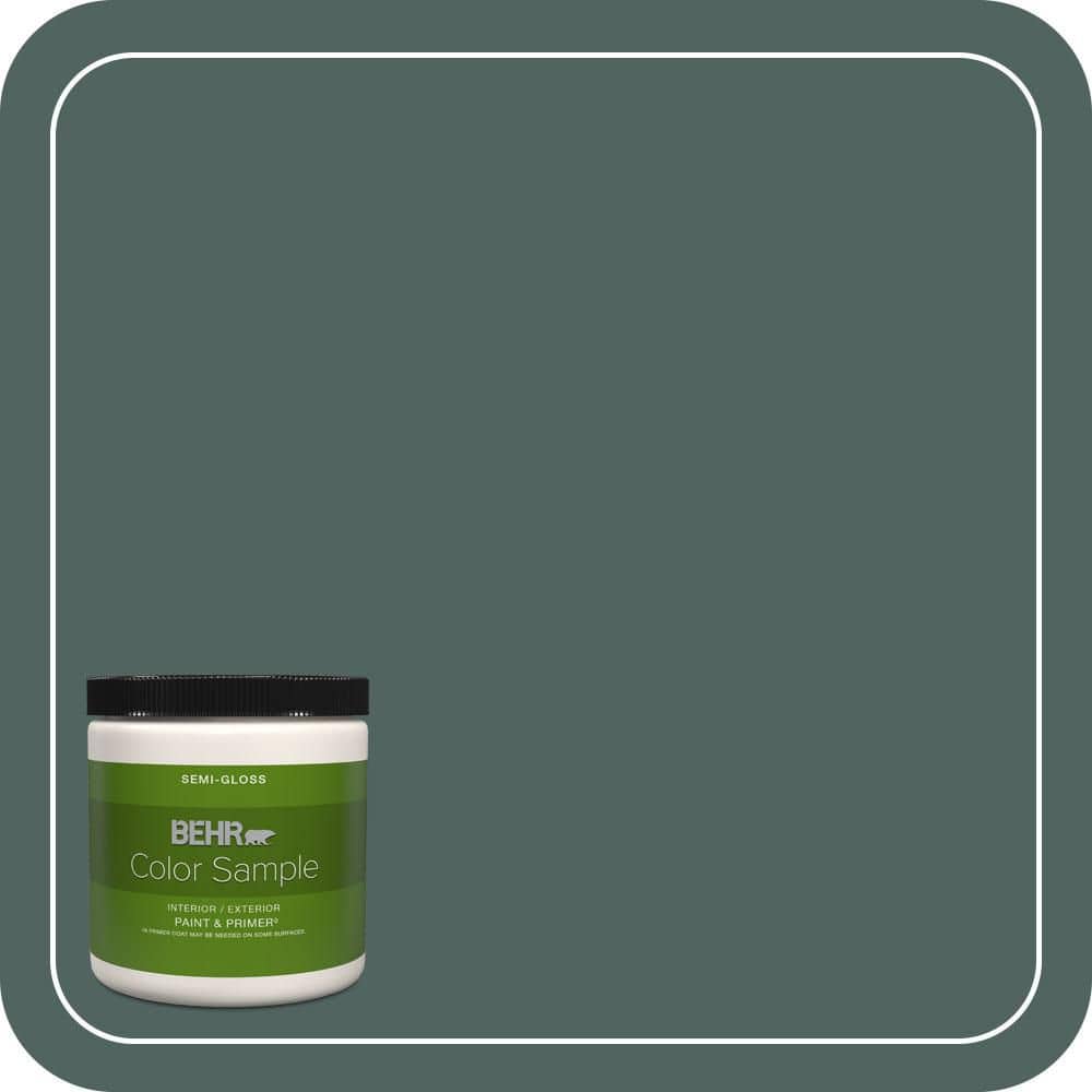 8 oz. #S430-7 Blue Fir Semi-Gloss Interior/Exterior Paint & Primer Color Sample price history on PriceWatchPro