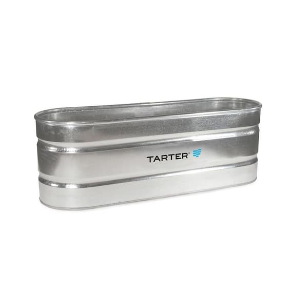 TARTER 2 ft. x 2 ft. x 6 ft. Galvanized Steel Oval Ultra 170 Gal. Stock Tank