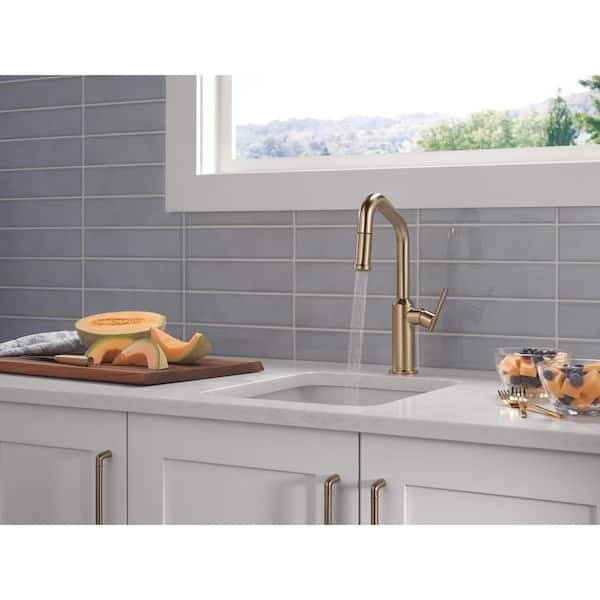 Delta Cordova Gold Champagne Bronze Single Handle Bar Faucet 9885