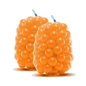 Machrus Upper Bounce Crush Proof Plastic Trampoline Pit Balls in Orange (200Pack)