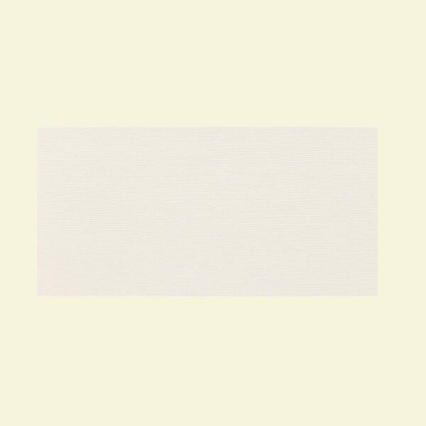 Daltile Identity Paramount White Grooved 12 in. x 24 in. Porcelain Floor and Wall Tile (11.62 sq. ft. / case)-DISCONTINUED