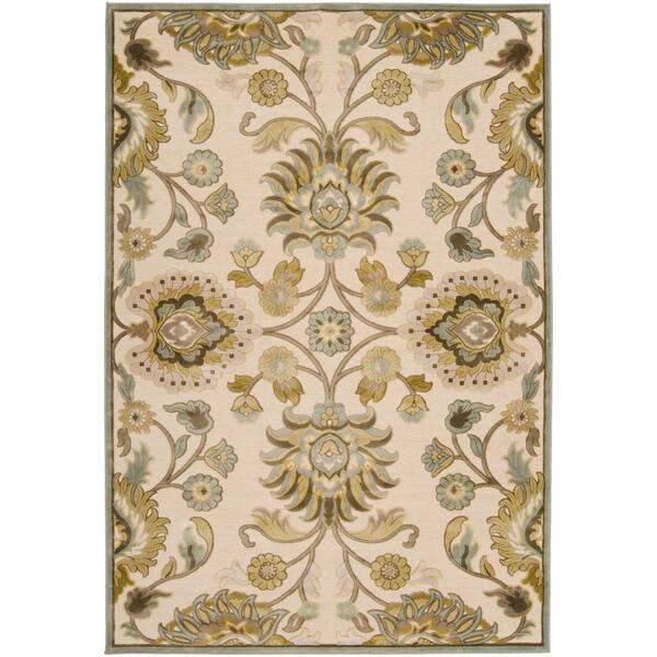 Artistic Weavers Lauren Ivory Viscose and Chenille 4 ft. x 6 ft. Area Rug