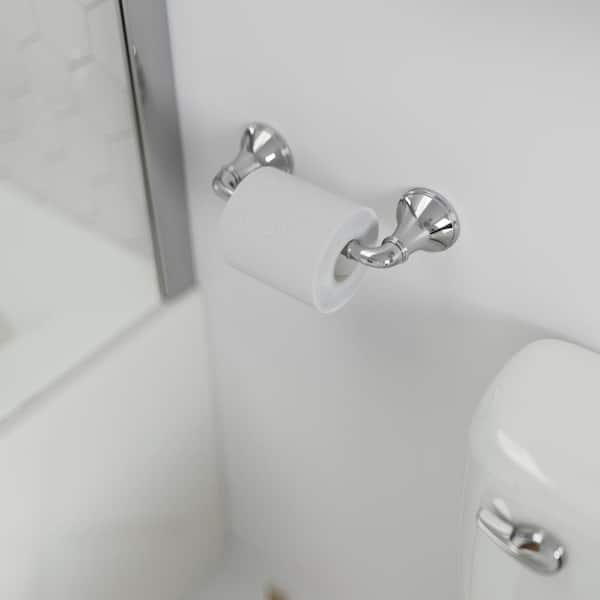 Visalia Wall-Mount Toilet Paper Holder in Polished Chrome