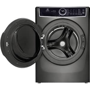 4.5 cu. ft. Stackable Front Load Washer in Titanium with SmartBoost, Optic Whites, and Pure Rinse