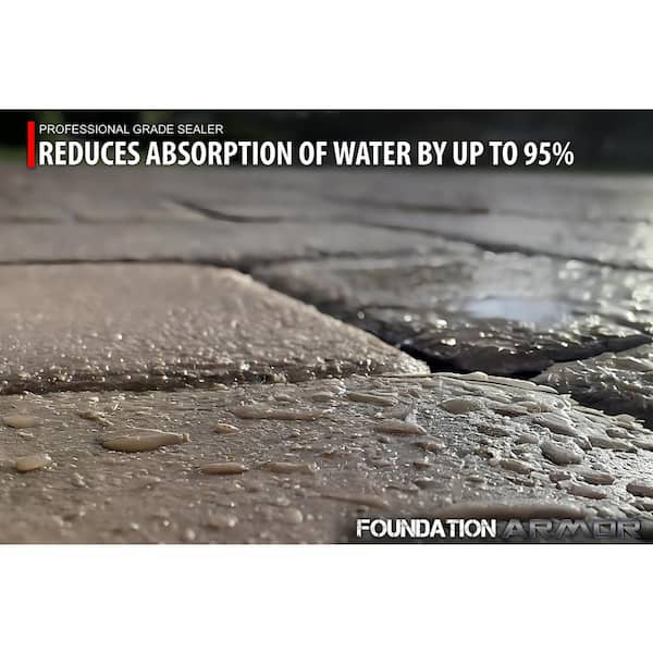 Foundation Armor - 5 gal. Penetrating Solvent Based Silane Siloxane Concrete Sealer and Masonry Water Repellent