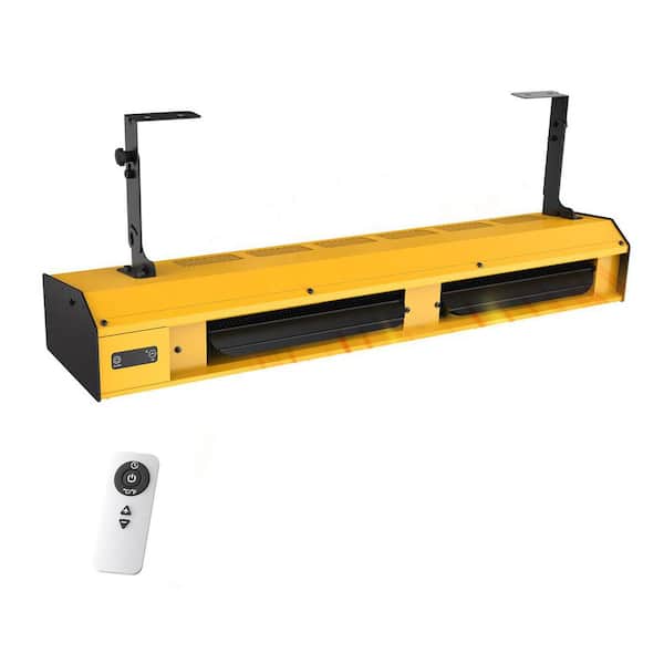 7000 Watt Indoor Graphene Electric Heater Ceiling Mount Hardwired Shop Heater with Remote, Timer, Overheat Protection