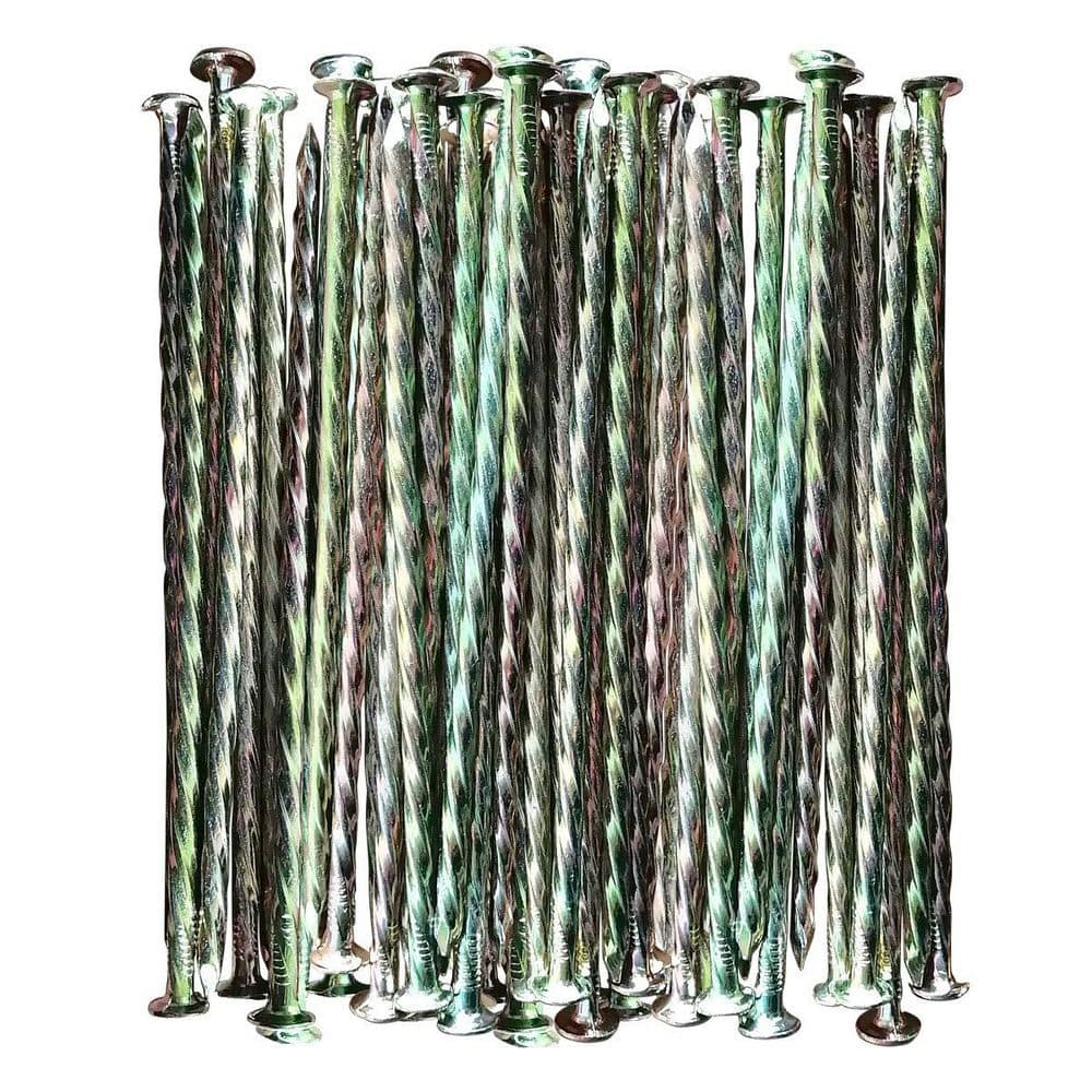6-Inch Silver Metal Solar Spiral Landscape Turf Stakes for Outdoor Artificial Grass, Rust Resistant, 35-Pack price history on PriceWatchPro