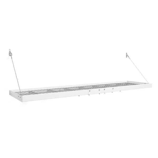 Pro Series 2ft. X 8ft. Wall Mounted Steel Shelf 2.0 in White