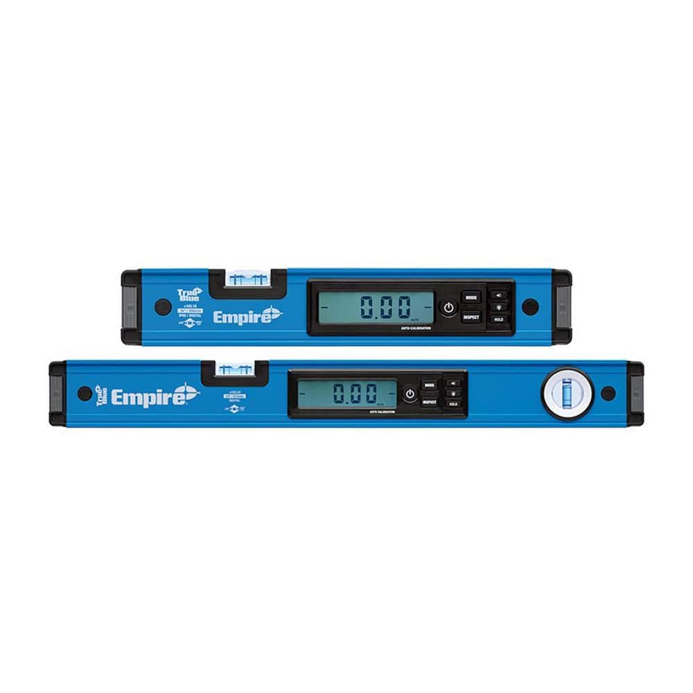 Empire 16 in. True Blue Digital Box Level with 24 in. True Blue Digital Box  Level with Case (2-Pack) E105.16-E105.24 - The Home Depot
