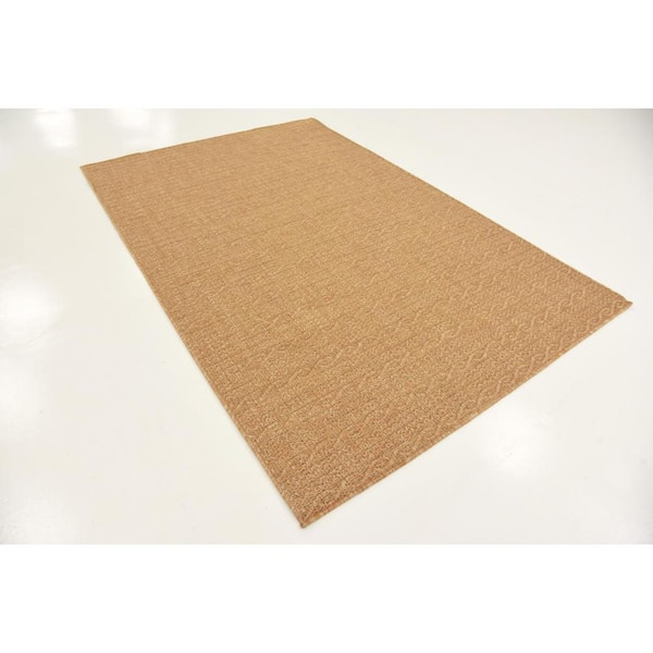 Outdoor Links Light Brown 5' 3 x 8' 0 Area Rug