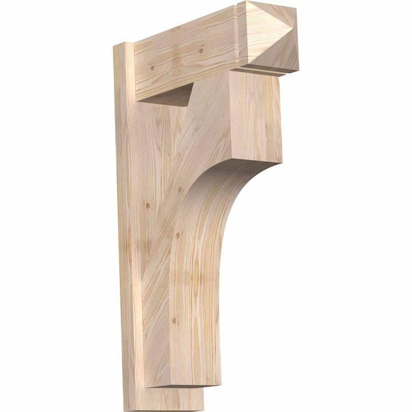 Ekena Millwork 8 in. x 34 in. x 22 in. Westlake Arts and Crafts Smooth Douglas Fir Outlooker