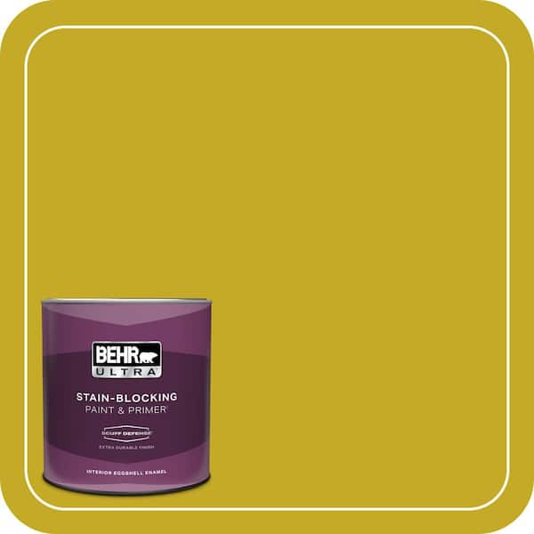 BEHR ULTRA 1 qt. Home Decorators Collection #HDC-MD-03 Citronette Extra Durable Eggshell Enamel Interior Paint & Primer