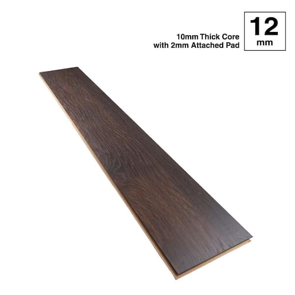Krono Original Brook Penfold Hickory 12 mm T x 8 in. W Waterproof Laminate Wood Flooring (15.9 sqft/case)