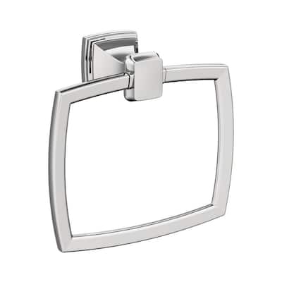 Revitalize 6-13/16 in. (173 mm) L Towel Ring in Chrome
