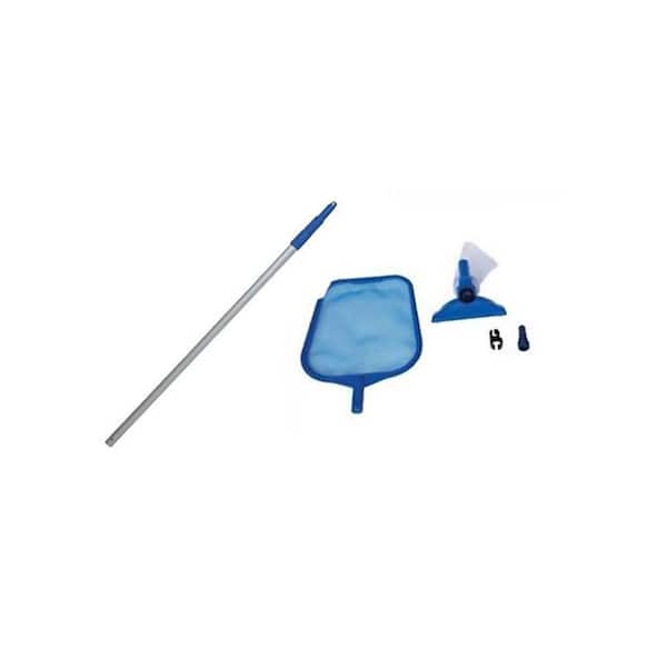 Intex Cleaning Maintenance Swimming Pool Kit with Vacuum Skimmer and Pole