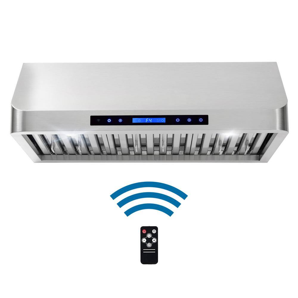 Cosmo 30 in. Ducted Under Range Hood in Stainless Steel with