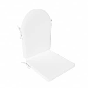 Addison 20.3 in. x 47 in. White Outdoor Adirondack Chair Cushion