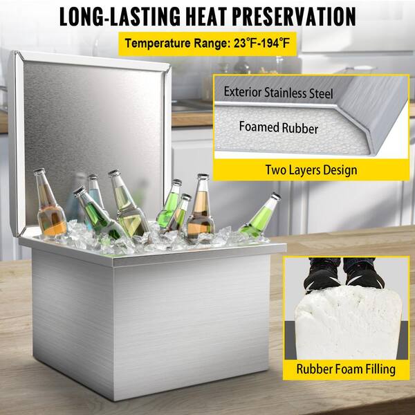 Ice Bottle Chiller - Stainless Steel – Bar Supplies