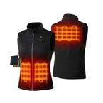 Women's Medium Black 7.38-Volt Lithium-Ion Heated Fleece Vest with 1 Upgraded Battery and Charger