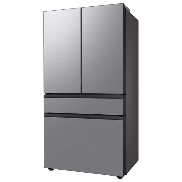 RF23BB8600QLAA by Samsung - Bespoke 4-Door French Door Refrigerator (23 cu.  ft.) with Beverage Center™ in Stainless Steel