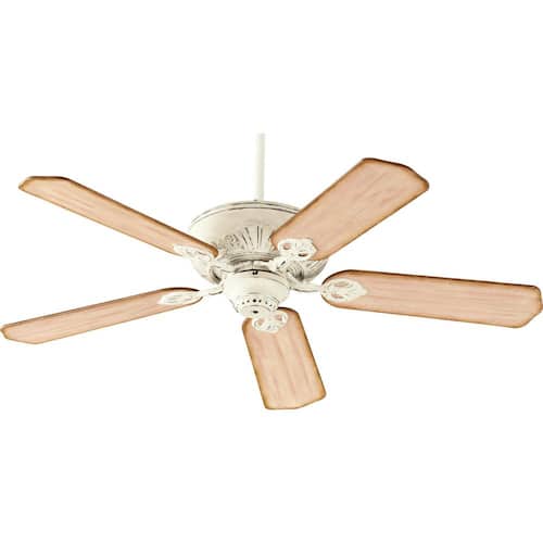 Chateaux 52 in. Indoor Persian White Ceiling Fan Ceiling Fans Without Lights