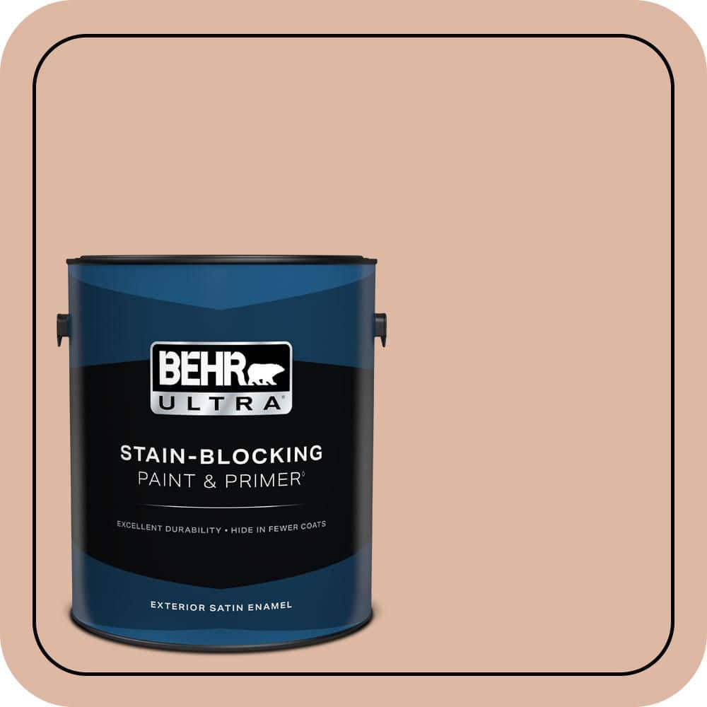 1 gal. #ECC-60-1 Coral Bay Satin Enamel Exterior Paint & Primer product image for price tracking