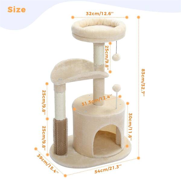 4 foot cat tree hotsell