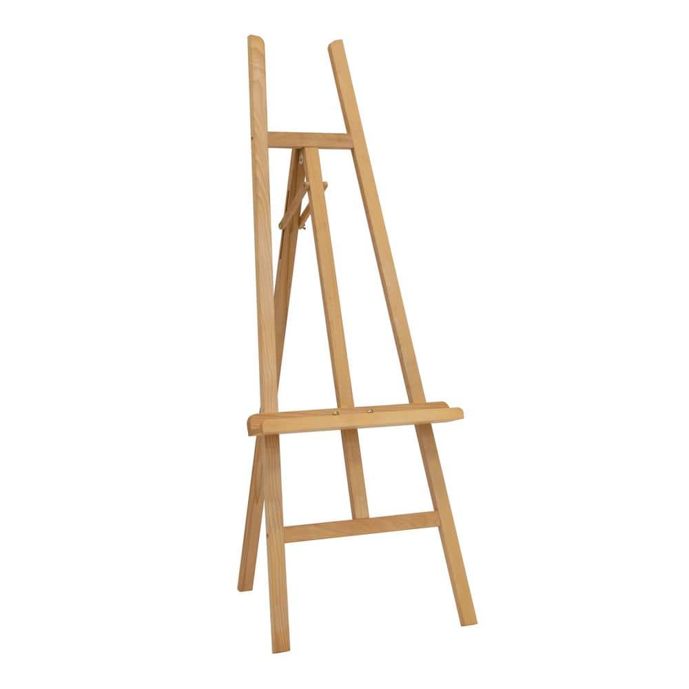 Studio Designs Museum Large Easel with Adjustable Angle and Adjustable Height Shelf