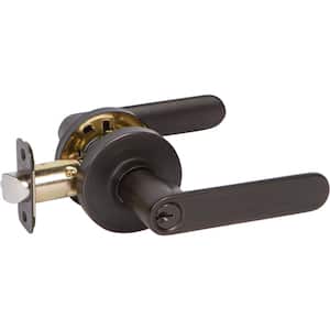 VL Contemporary Style Tuscany Bronze Straight Entry Door Handle