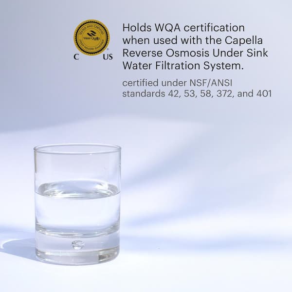 Capella Eco-Efficient E2RO Reverse Osmosis Membrane Replacement Filter